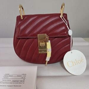 Chloe Red Leather Small Bag